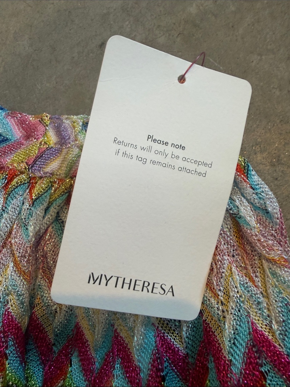 Missoni Multicolor Zigzag Knit Shorts in Pastel & Jewel Tones - Picture 5 of 9